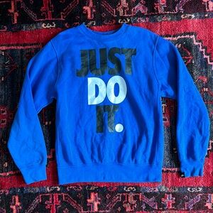 Vintage Nike “Just Do It” pullover fleece